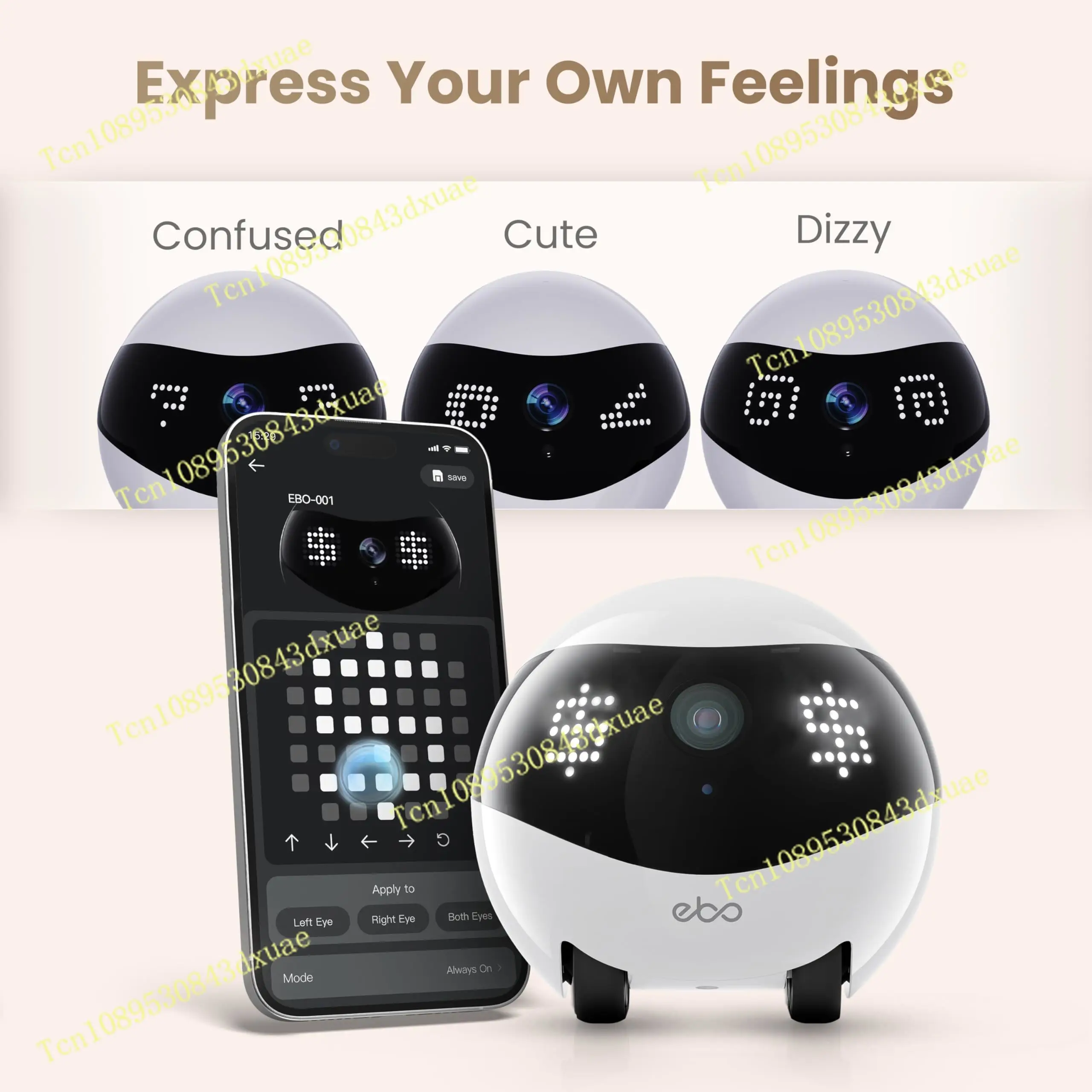 Wholesale EBO Air 2 Smart Pet Companion Robot | 2K Night Vision + Auto Docking + Two-Way Talk | Ideal for Cat & Dog Owners