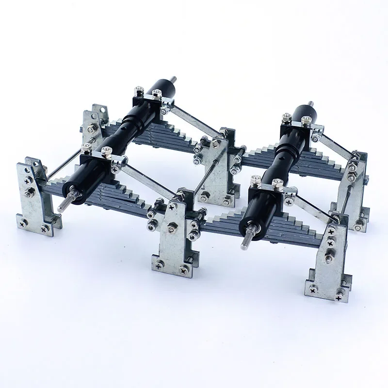 Rvs 2/3 Axis Balans Suspension Kit Stalen Plaat Trailer voor 1/14 Tamiya RC Dump Truck SCANIA 770S VOLVO FH16XL Auto
