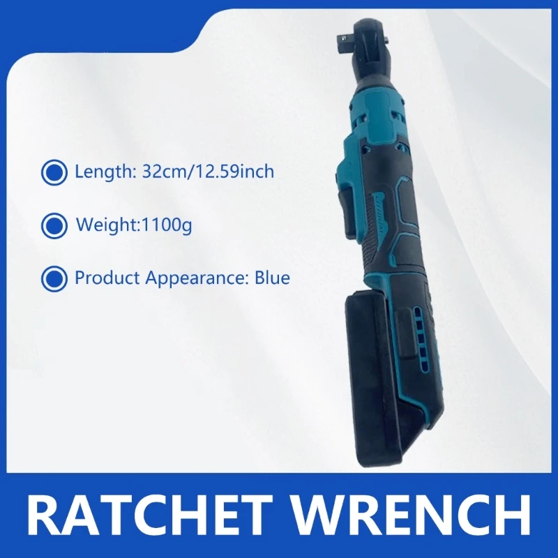 Nieuwe 90 Graden Haakse Ratelsleutel 3/8 inch Draadloze Elektrische Schroevendraaier Verwijdering Schroef Moer Auto Reparatie