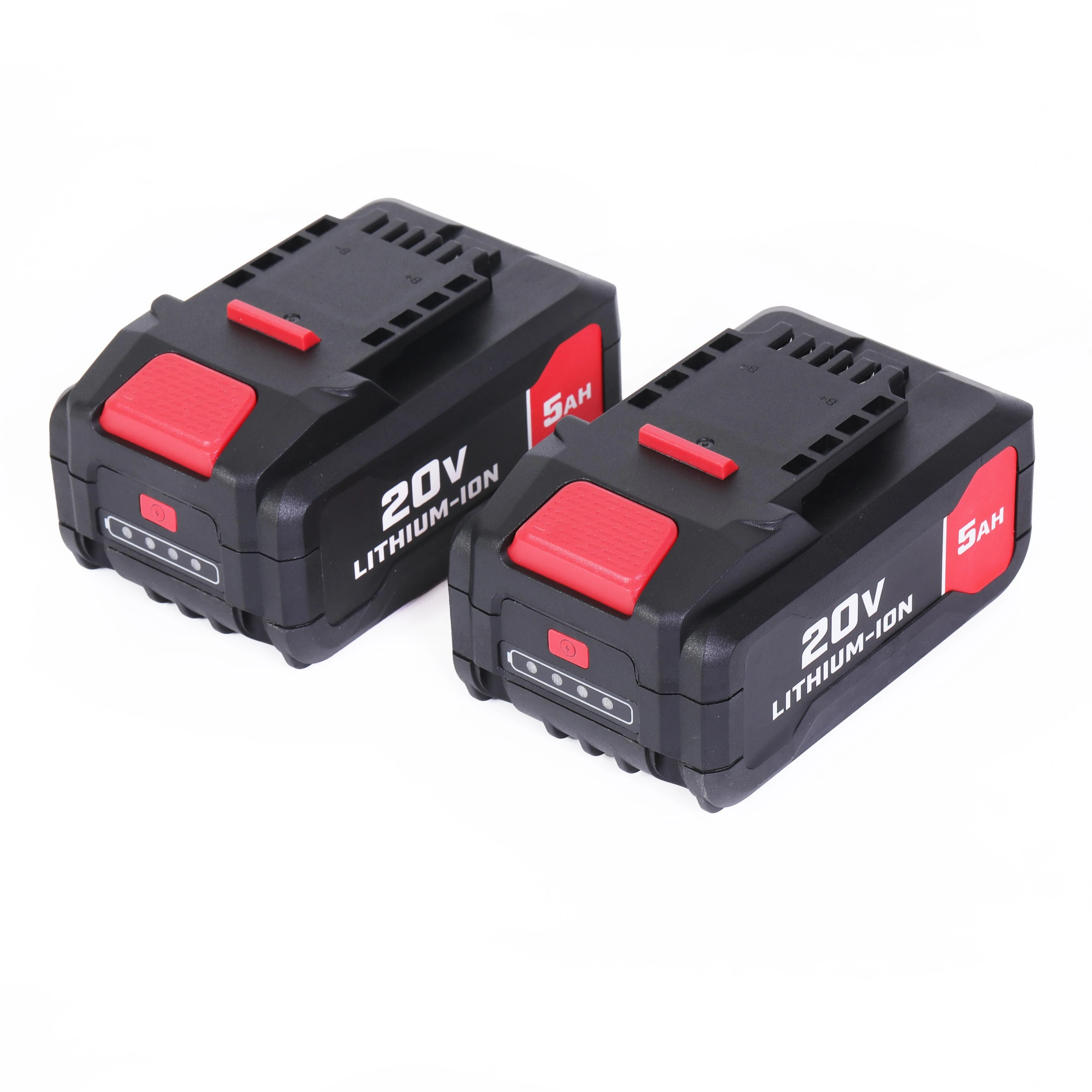 Two Packs 20V 5Ah High Cap-acity Lithium-Ion Battery Replacement for BAUER 20V Cordless Tools And Chargers, Not 3Ah