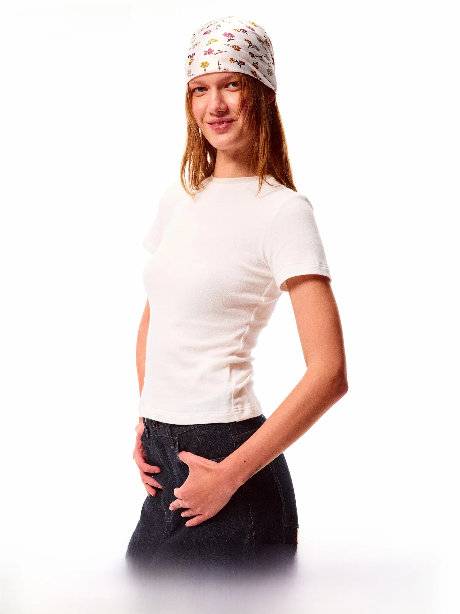 

Alright Then Touch Two-Tone Basic High Elastici Cotton ort Sve T-irt Women's Casual Sle Slim Fit round Ne Top