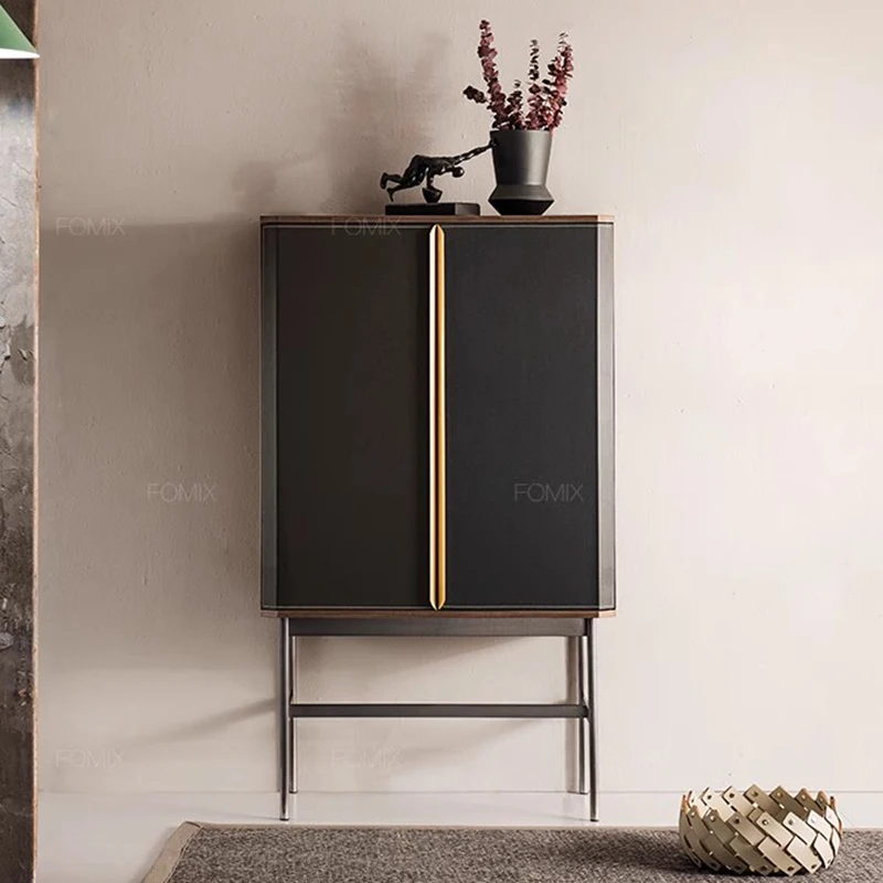 Partitions Standing Bar Cabinet Shelves Mobile Living Room Wine Cabinet Storage Designer Armadi Aperti Chinese Style Furniture