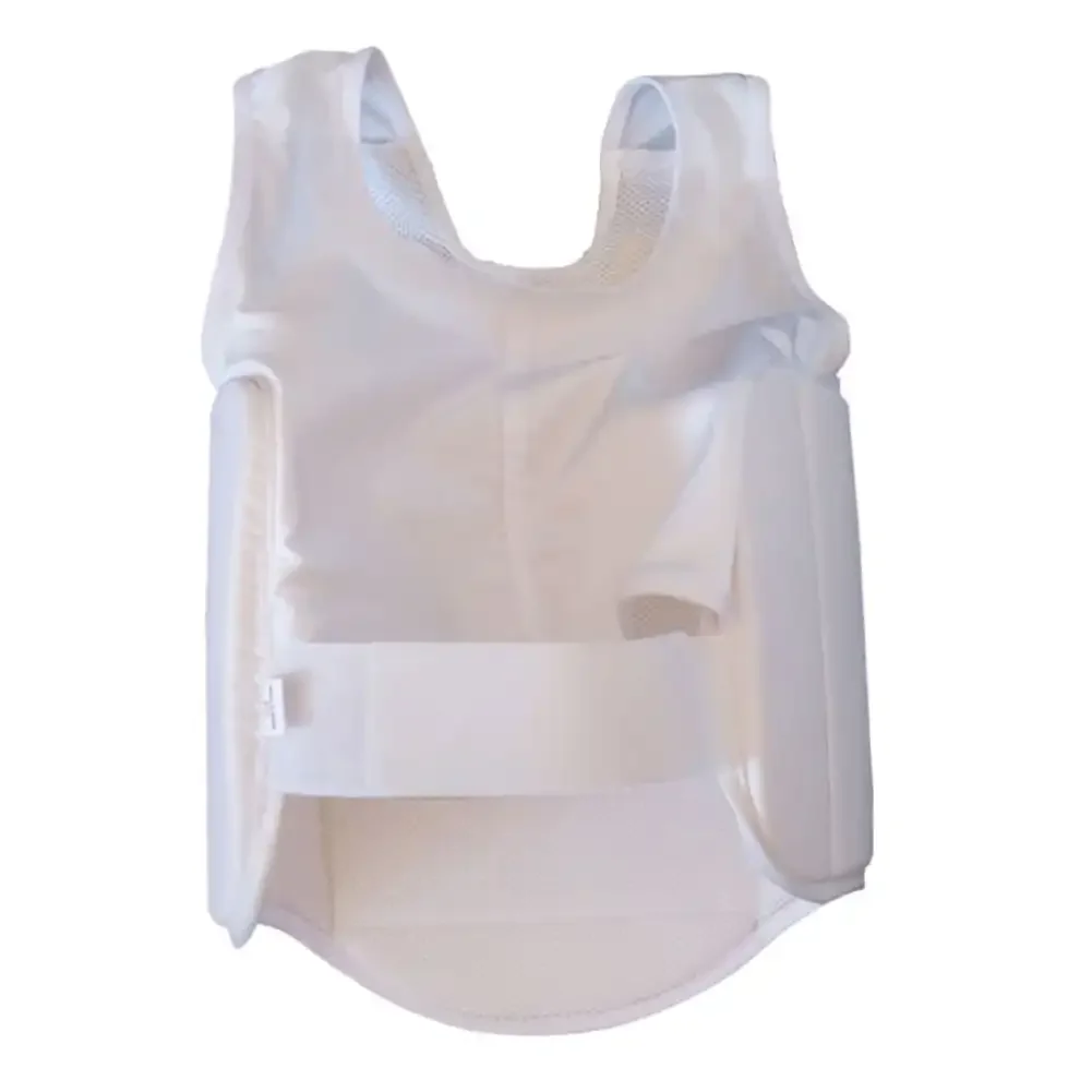 Karate Chest Protector Chest Guard Belly Ribs Protection Pad Body Protector for Men Women Children