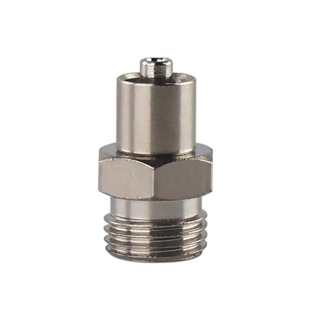 1Pcs G1/8 G1/4 M10*1 M12*1 Dispense Valve Adapter Luer Lock Double Screw Dispensing Valve Connector Automatic Brass