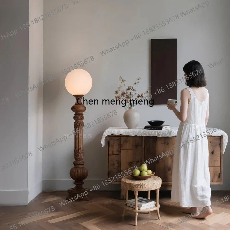 F150 Floor lamp living room study atmosphere floor lamp retro, bed and breakfast tea room lamp