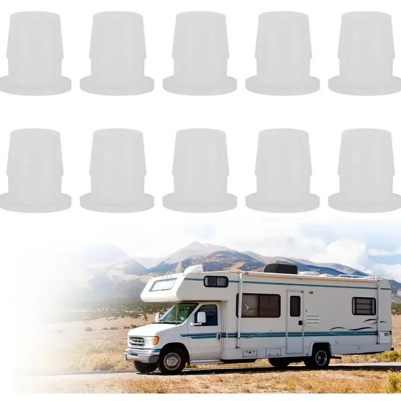 10Pc Rubber Ventilation Bung Plug Fit Caravan Motorhome RV Polyplastic Improved Design Window Seal Vehicle Vent Repair Component