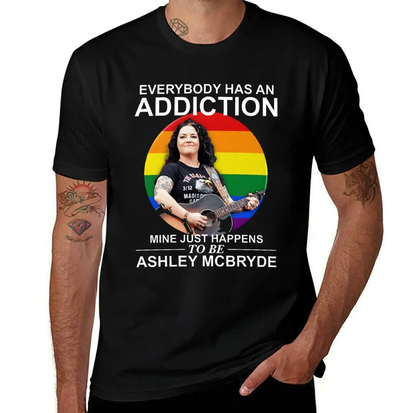

Ashley mcbryde T-Shirt Casual Basic Short Sleeve T-Shirt