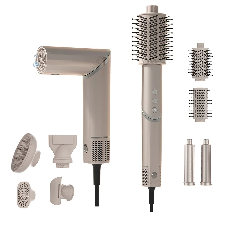 

STLFHigh Quality Multi-Functional Hair Dryer & Curling Iron Plasma High-Airflow with Hot and Cold Air Switching Hair Dryer