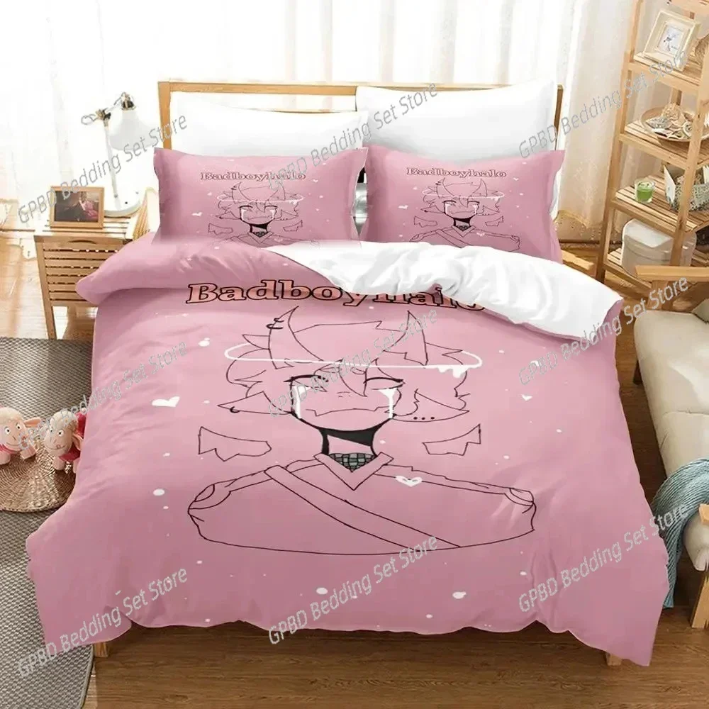 

3d Print Badboyhalo 3D Bedding Set Duvet Cover Pillowcases Single Twin Full Queen King Size Home Decor Quilt Boys Gift Quilt Cov