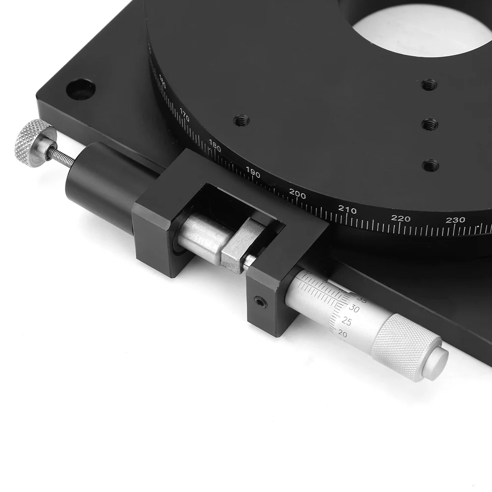 R دوران المرحلة R160 دليل دوران المرحلة الدورية الدقة تحمل انزلاق ضبط المرحلة 160 مللي متر * 30 مللي متر انزلاق المرحلة
