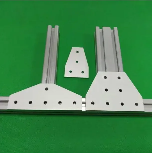 L Type Connection Plate 4 / 6 / 7 Holes 2020 3030 4040 2040 3060 4080 4590 Corner Bracket Joiner Panel for Aluminum Profiles