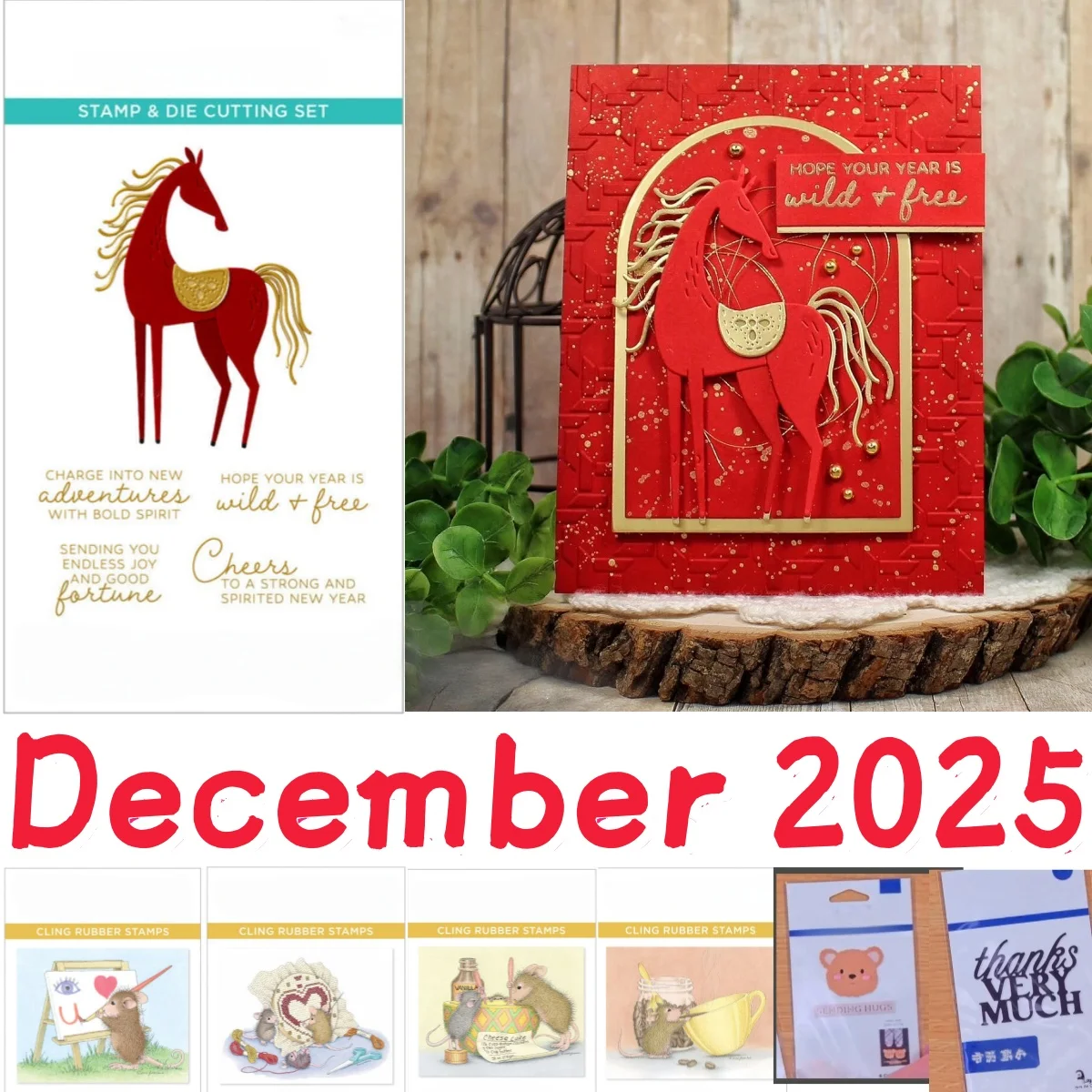 Día de San Valentín 2026 caballo ratón corazón alma colección troqueles de corte de Metal sellos transparentes para hacer tarjetas decoración de álbum de recortes