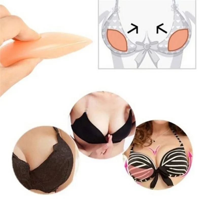 Reggiseno in Silicone per donna Sexy inserti invisibili in Gel cuscinetti per il seno per il vestito Bikini costume da bagno Push Up reggiseno