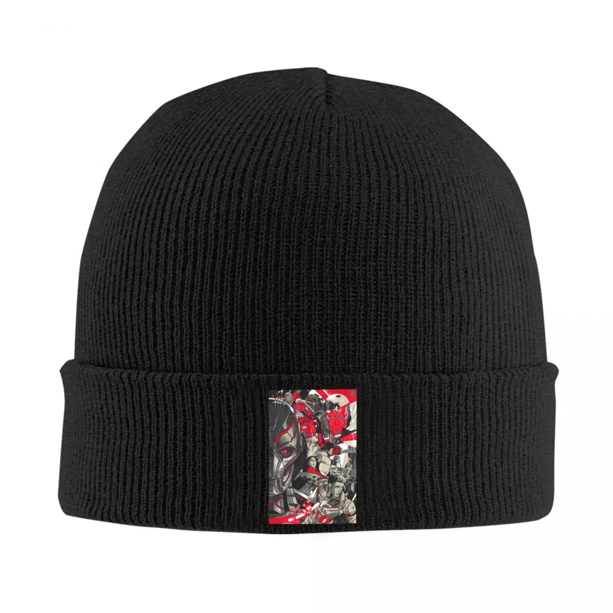 Red Bonnet Homme Outdoor Thin Hat Avengers Marvel Skullies Beanies Caps For Men Women Novelty Cotton Hats