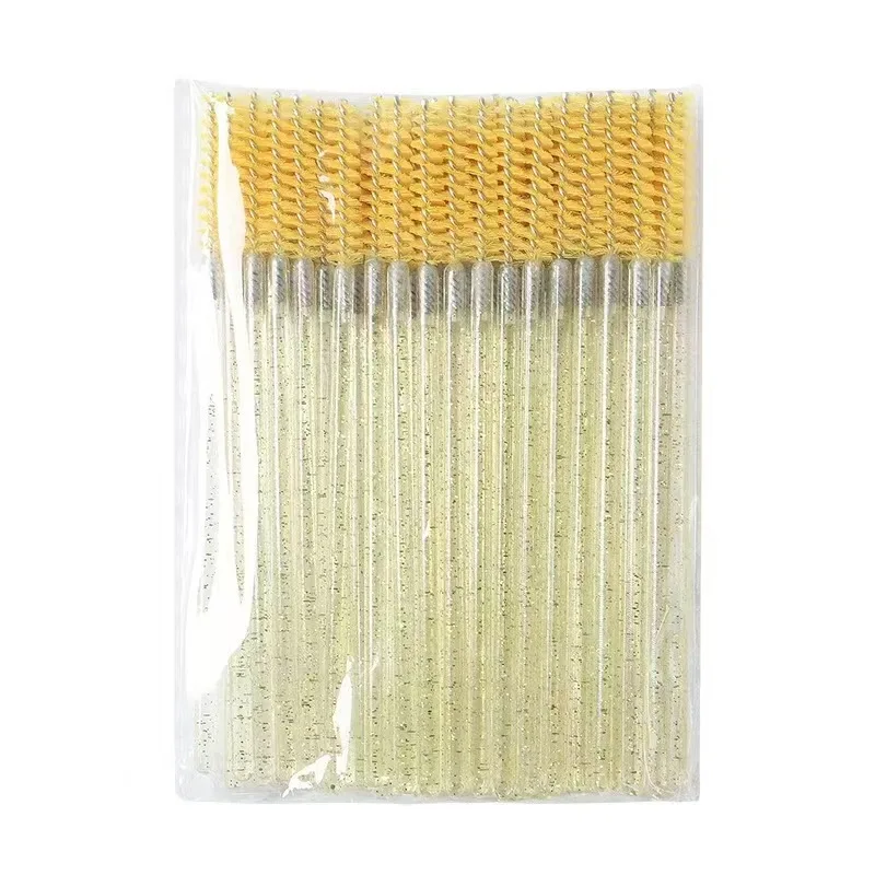 Wholesale 300pcs Disposable Mascara Wands Eyelash Brush Spoolies for Eye Lash Extension, Eyebrow and Makeup Crystal Makeup Tool