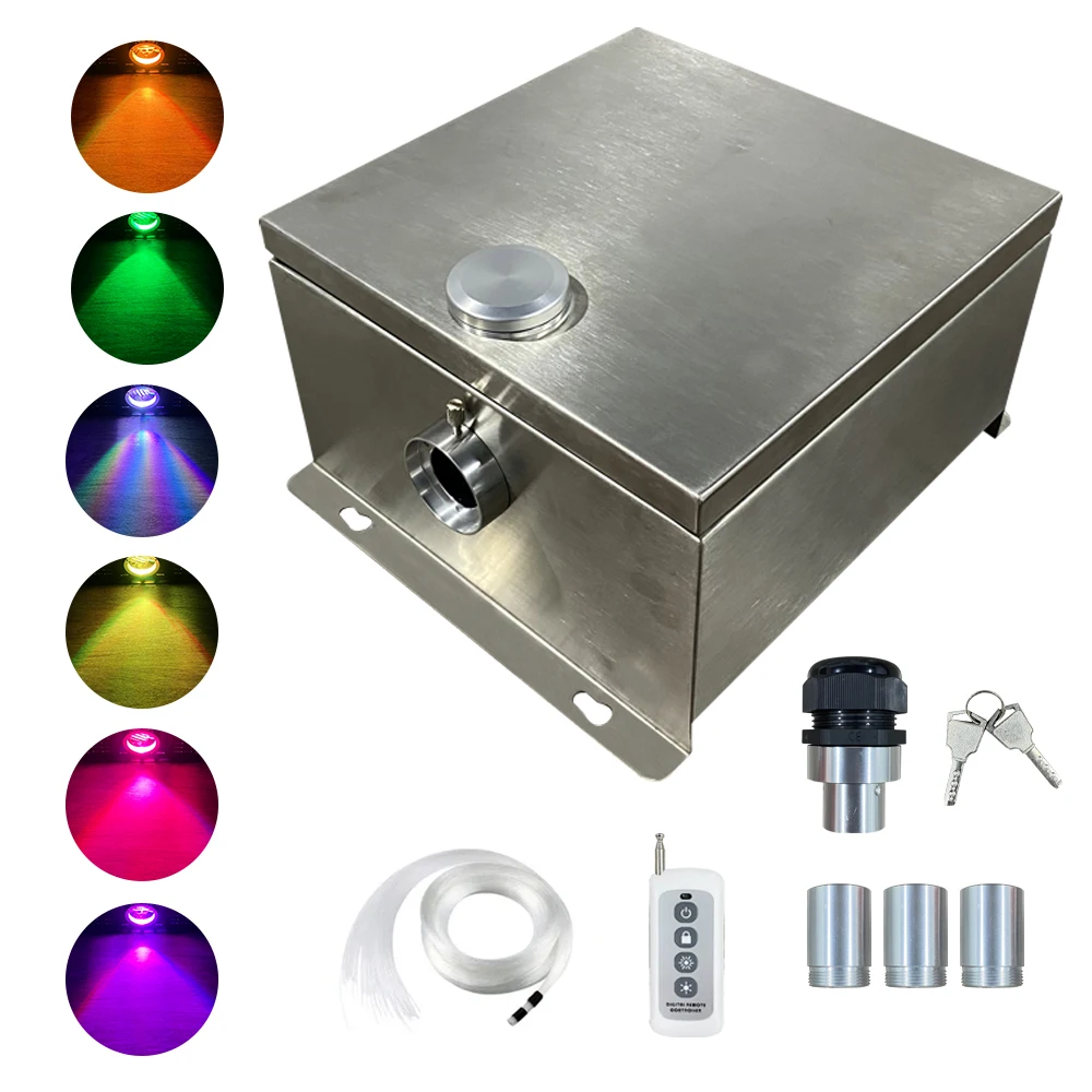 Waterproof Fiber Pool Light 40w  Engine with Color Changing Sensory Projector  Emitting Diode Light Source