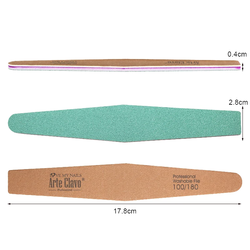 Double Sided Nail Art File Buffer Manicure Tool Sponges Double Sides DIY Personal Polishing Strip Nail Care Accessories and Tool