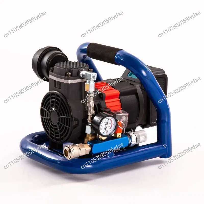 New Rechargeable Lithium Battery Air Compressor, Vehicle-mounted Small Portable Wireless Air Pump, Cylinder-less Lithium Battery