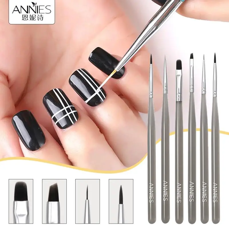 Nail Brush Nail Art Drawing Brush Acrylic Liquid Powder Carving Manicure Gel Brush Liner Acrylic Gel UV Polish Manicure Tool