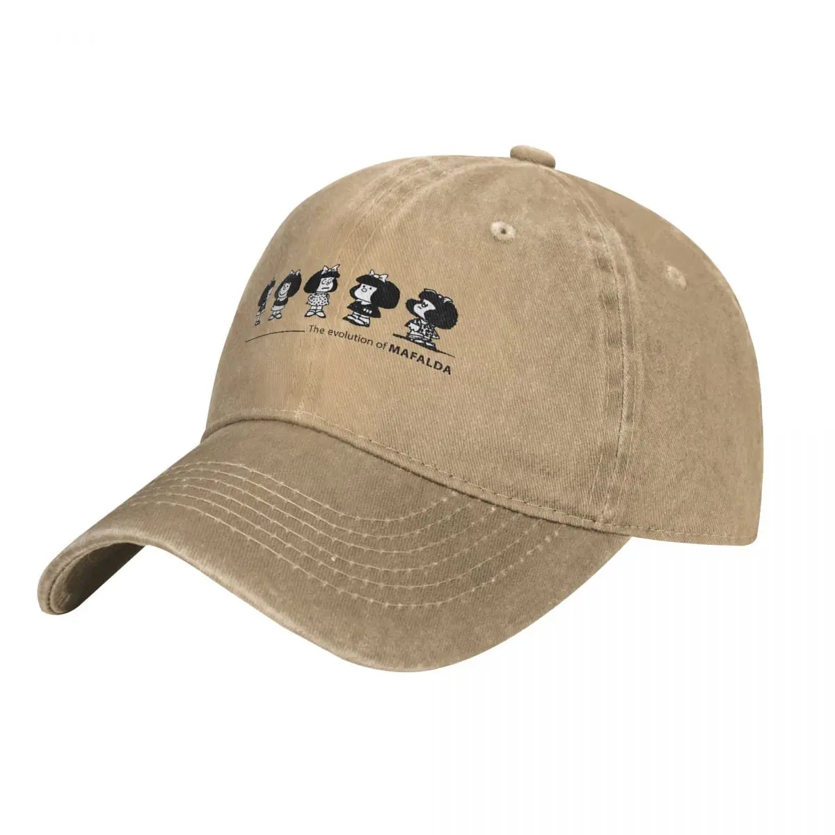 The Evolution Mafalda Retro Baseball Hat Cotton Sun Protaction Caps Unisex Casual Golf Hats image 3