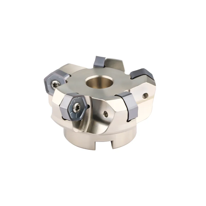 Imagem -05 - Fast Feed Face Milling Cutter Disco Dupla Face 12 Flautas Cnc Insert 63 mm Insert Hngx0906 Nc45hx0906 45 Graus