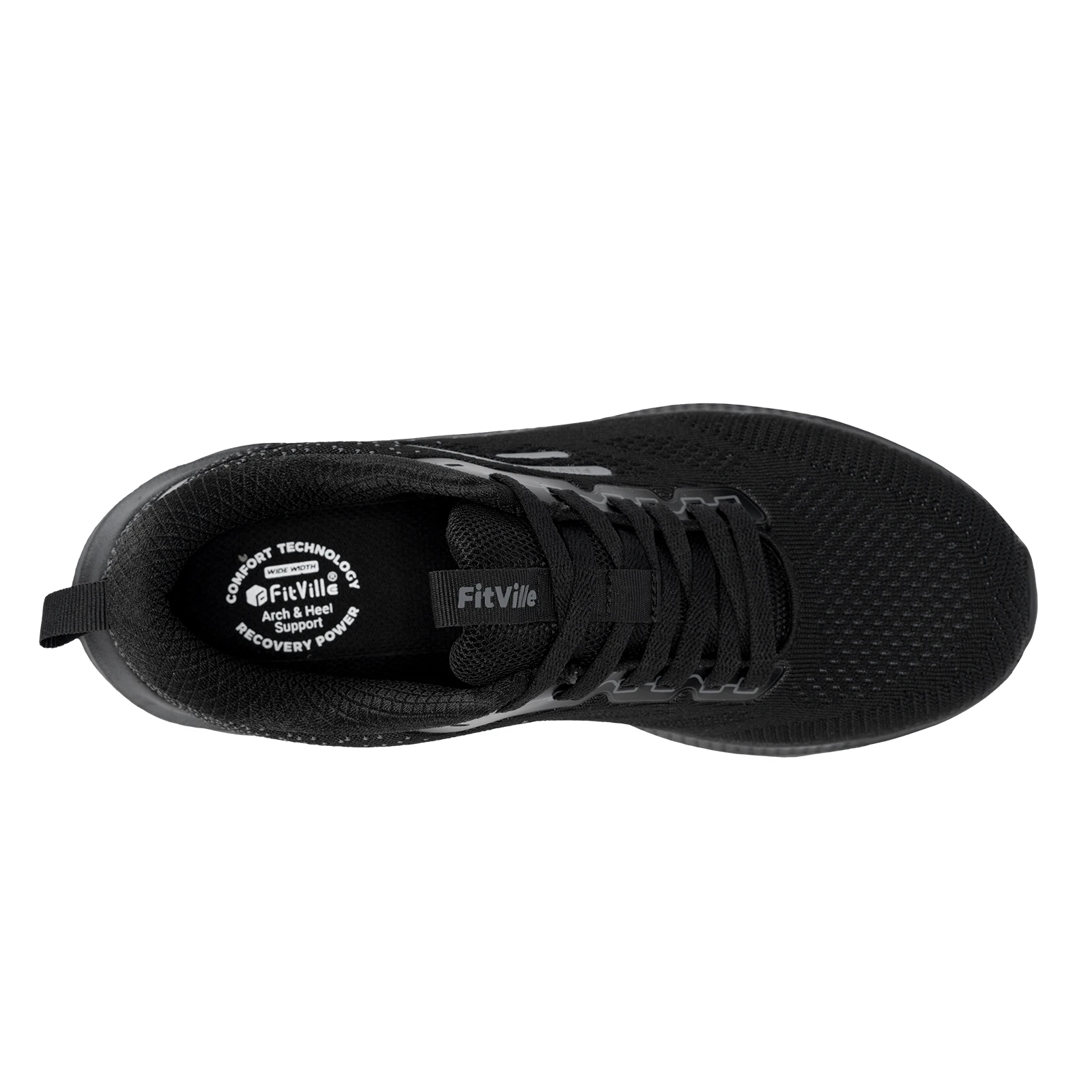 FitVille Men Wide Width Running Sneakers, Breathable Light Athletic Training Shoes, Comfort Wide Footwear for Swollen Feet, Diabetic Feet