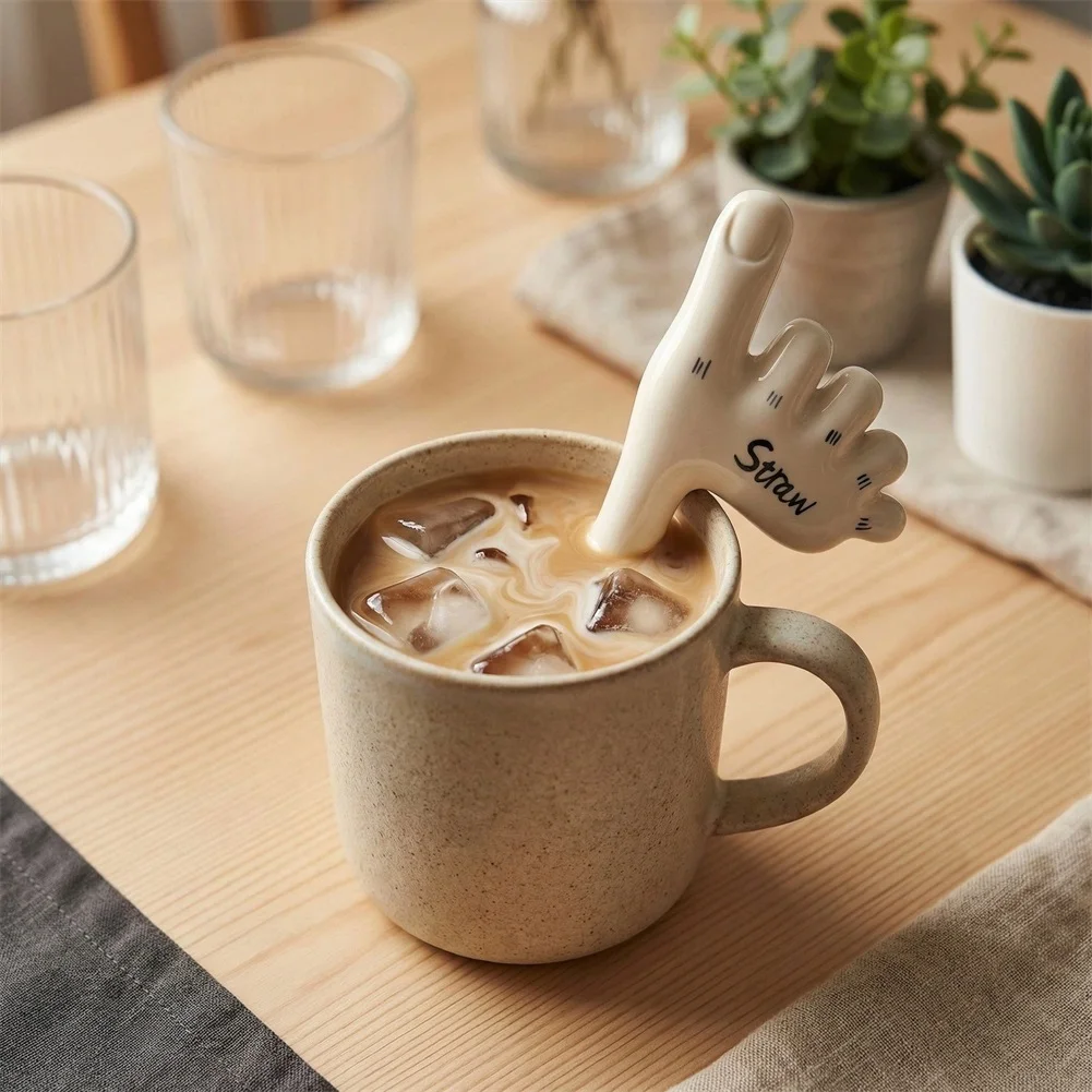 Novelty Hand-made Drink Accessory For Fun Laughs Easy To Clean Heat Resistant Straws For Restaurants Schools