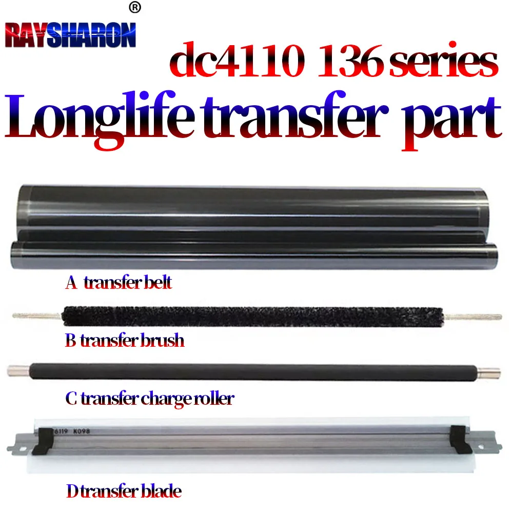Transfer Belt Blade Cleaning Brush Charge Roller For Xerox DC4110 D125 D136 D110 D95 4112 4127 4590 4595 9000 1100 900 7080 7000