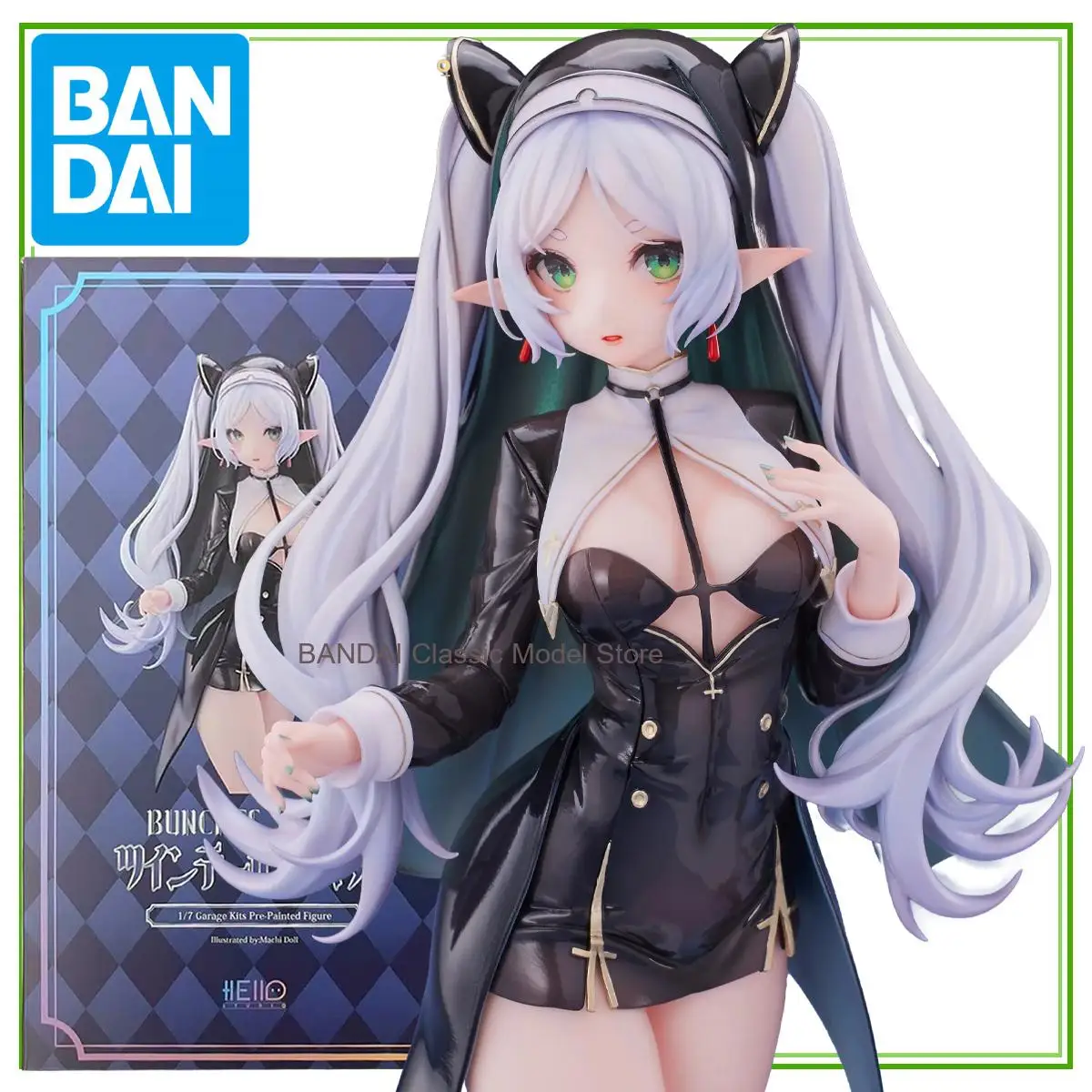 

In Stock HELLO Studio Nun's Gown Frieren GK Limited Edition Resin Statue Figure Model Toys Collection Ornament Gifts For Fans