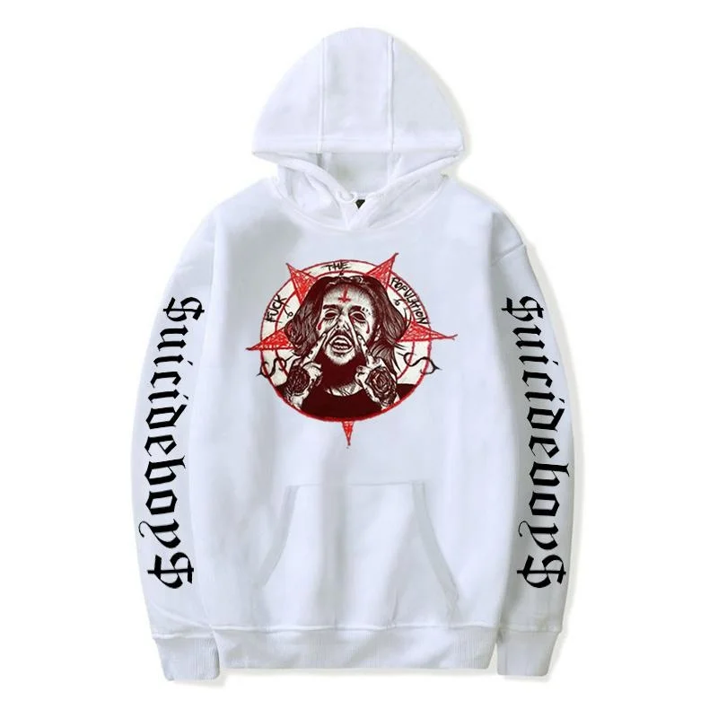 (High quality hoodie)Suicide Boys Hoodies For Men Women Autumn Casual Hooded Cozy Pullover Fashion Hip Hop Loose Sweatshirt