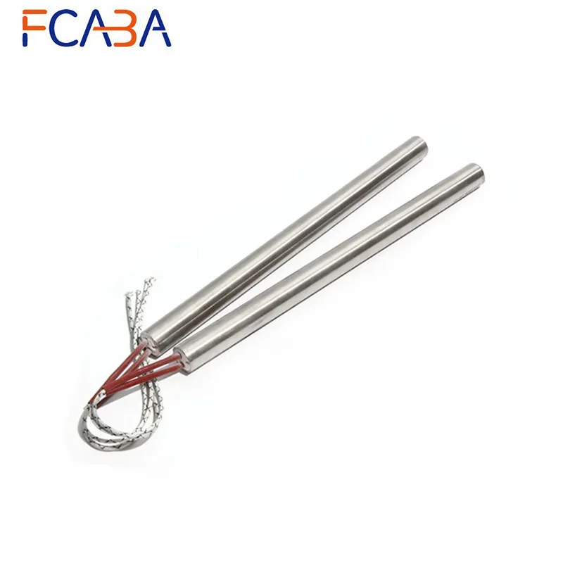 2PCS 20mm 320~360mm 316SUS 110V/220V/380V Tubular Heating Pipe Cartridge Heater 2600W/2750W/2800W/2850W/2900W Electric Element