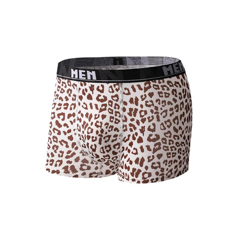 Hot Sexy ice Men boxer shorts men\'s cartoon underwear Male Boxers Homme Comfortable breathable shorts print men underpants