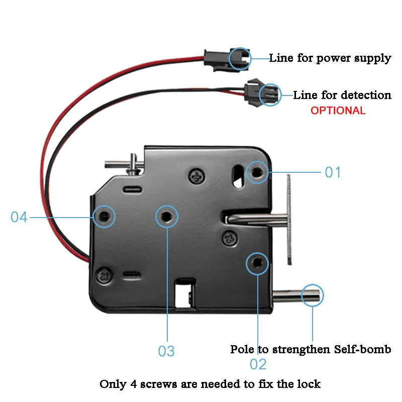 

DC 12V Electromagnetic Lock For Vending Machine Mini Cabinet Door locker Electric Control Lock Magnetic Latch