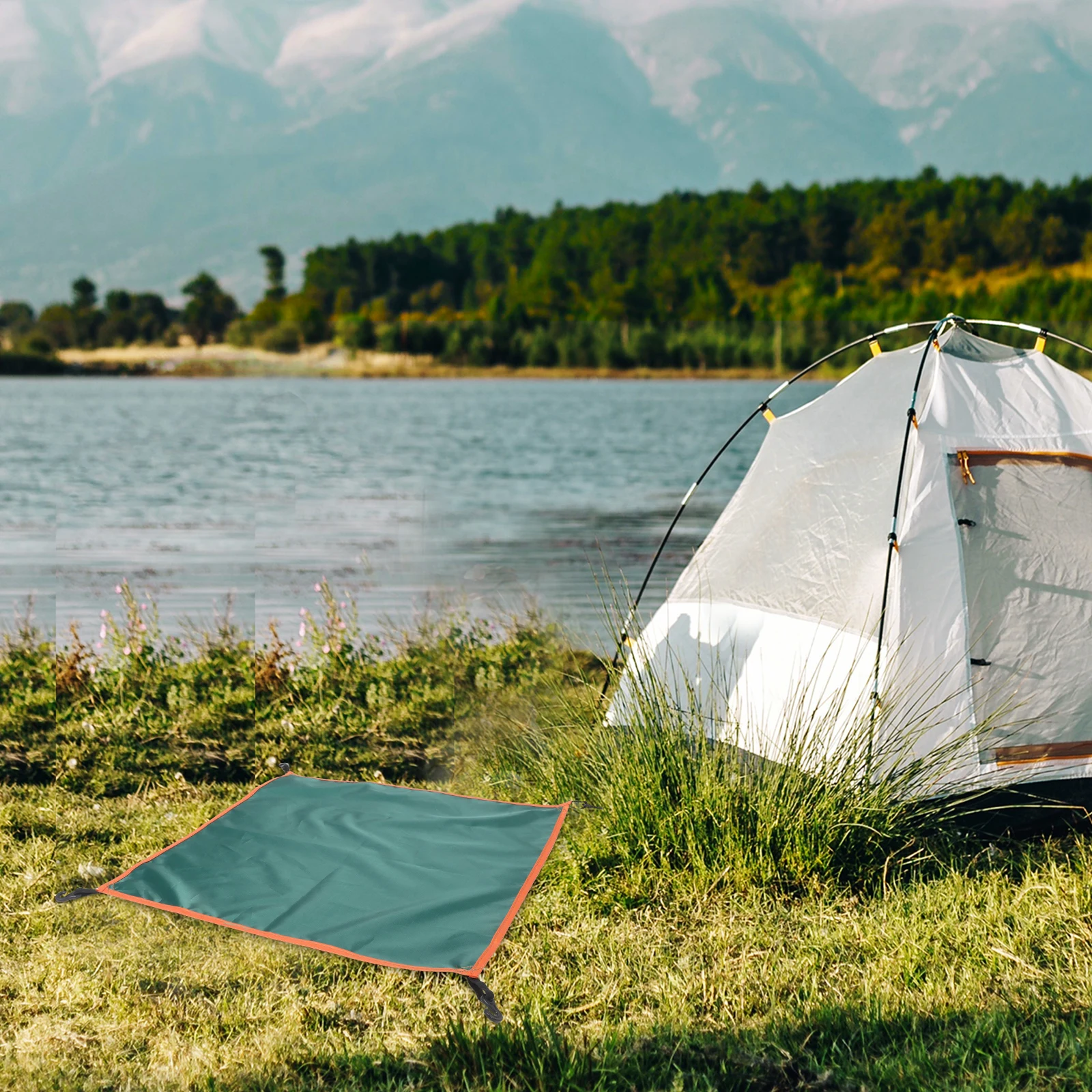 

Tent Rainproof Cover Camping Accessories Foldable Sun Shelter Green Waterproof Outdoor Supplies Reusable Fly Lightweight