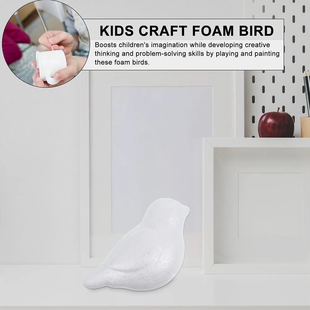 12 قطعة للأطفال لتقوم بها بنفسك رغوة الطيور اللوحة الحرفية الفنية الحرفية الطيور التعليمية للأطفال التعرف على تطوير المهارات آمنة دائم