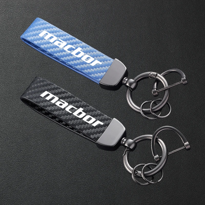 

Для Macbor Montana XR5 XR 5 X R5 XR1 2019-2025: Аксессуары, брелок для ключей мотоцикла из текстурированной кожи с карбоновым волокном