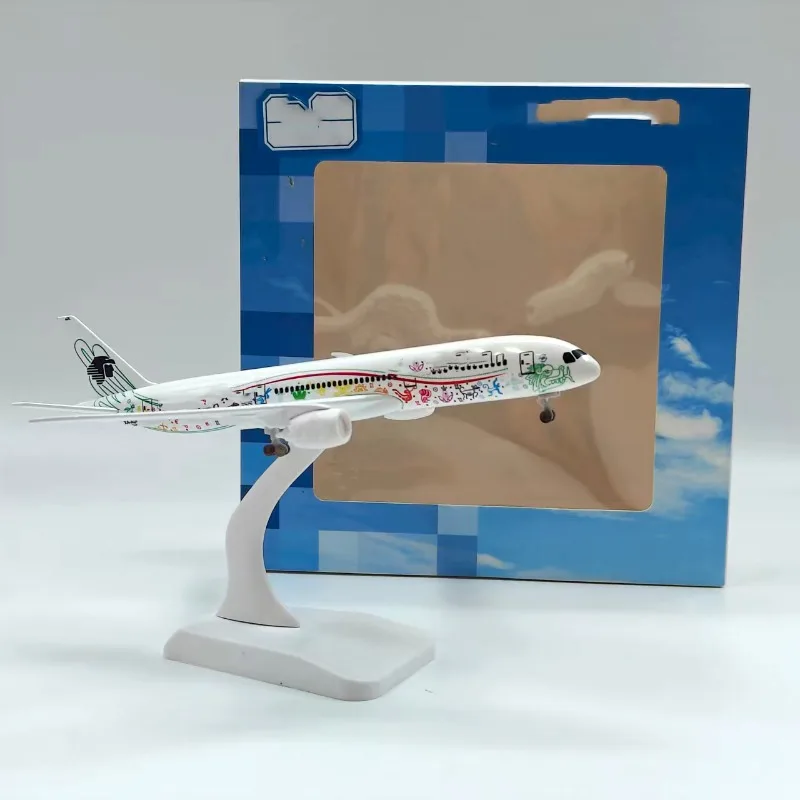 

Имитация модели самолета из сплава, статическая коллекция украшений, авиация, новая упаковка, имитация модели самолета