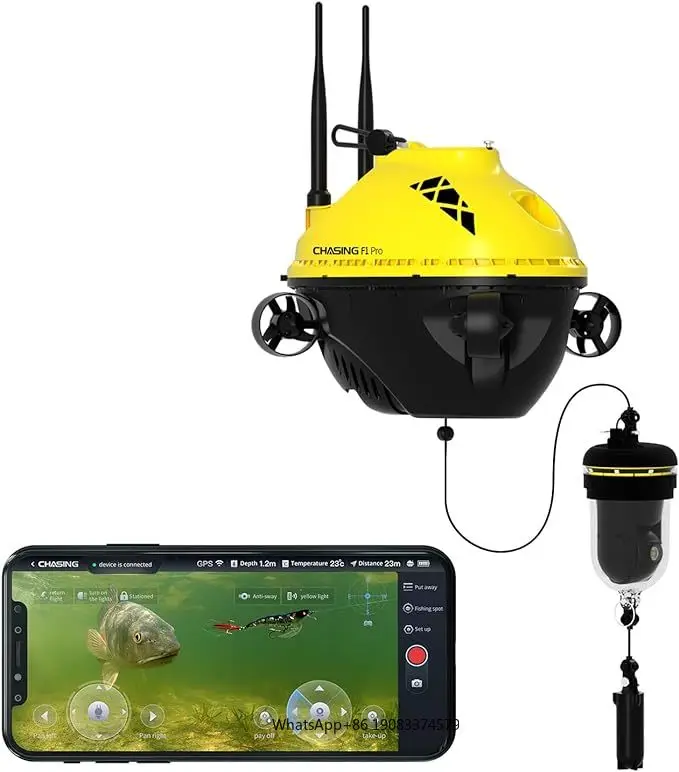 

Chasing F1 PRO Under Water Fishing Camera| Full HD Rotatable Lens|Wireless Control of Camera Lifting| Ice Fishing Gear | Underwa