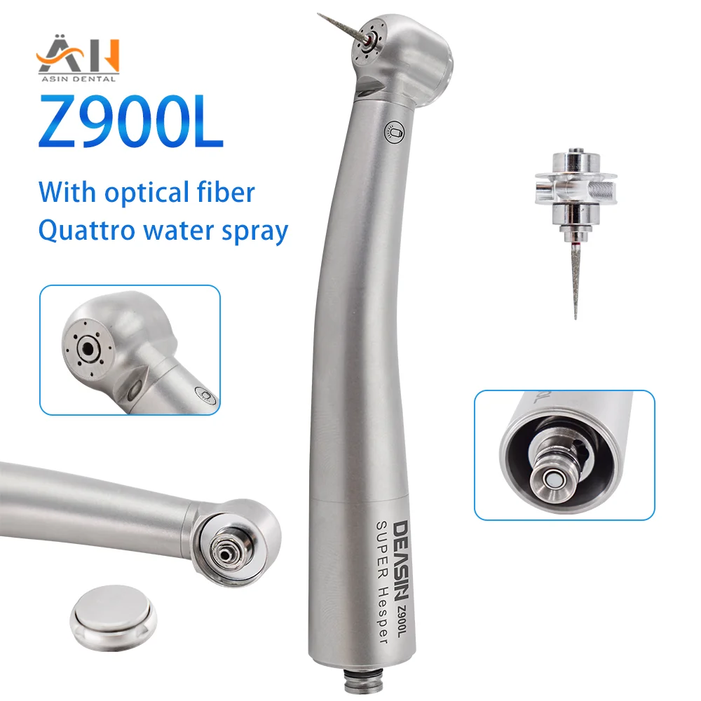 

Dental High Speed Handpiece Z900L Standard Head For Nsk Type Quick Connect Coupler Air Turbine With Fiber Optic Dentistry Tools