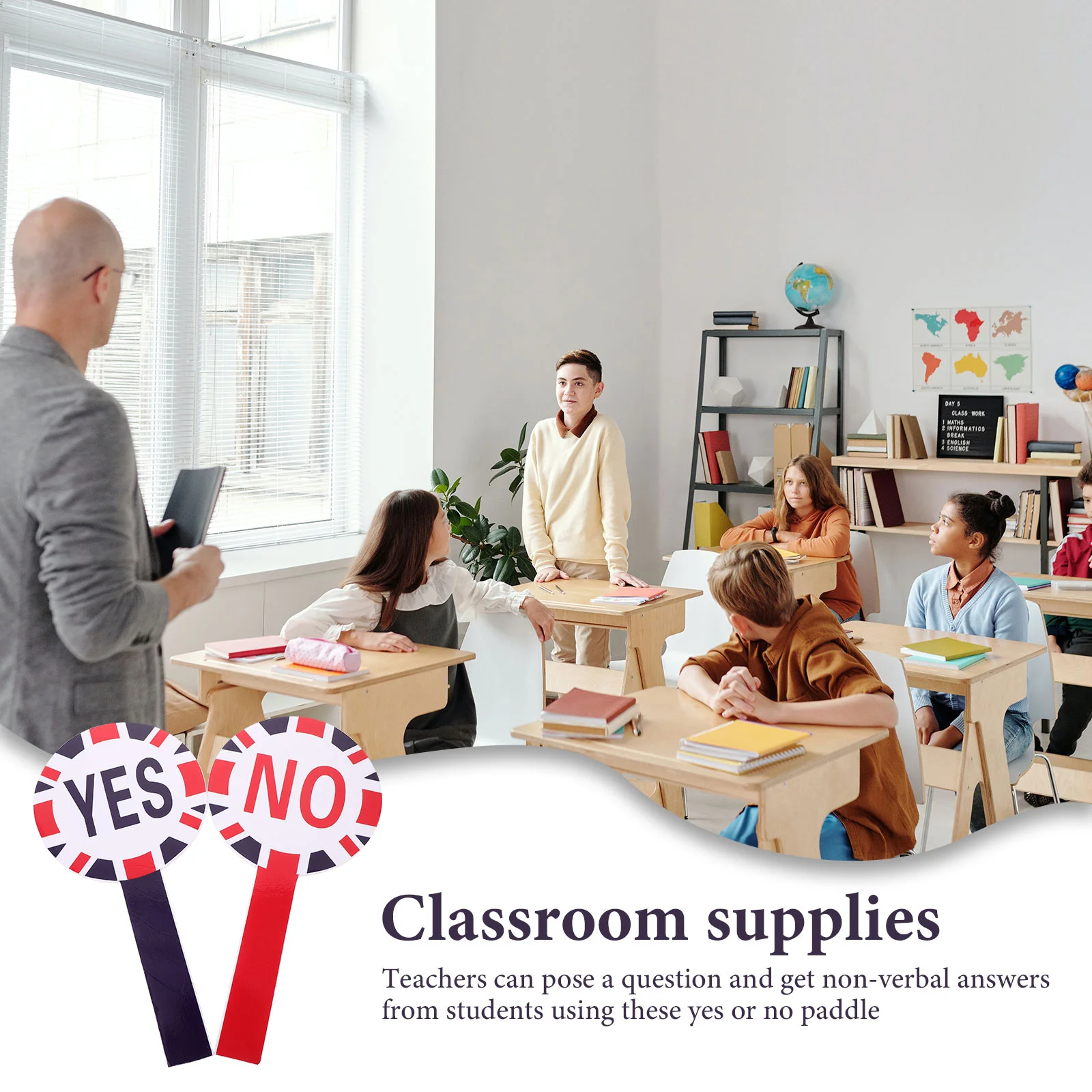 True False Classroom Accessory Mini Whiteboard School Judging Teacher Voting Student Boards Prototype Supply Foams Yes Paddle