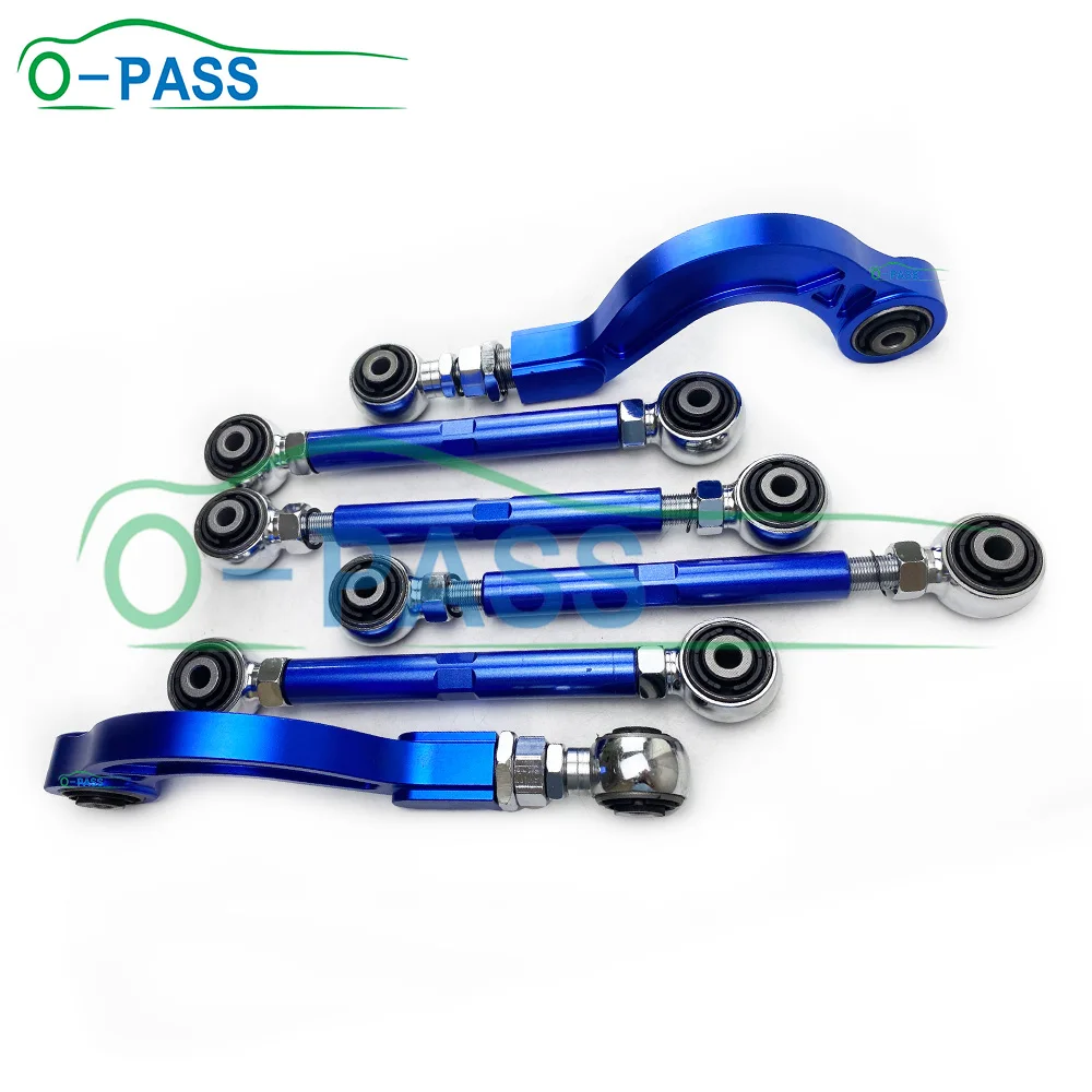 OPASS Adjustable Rear Upper Control arm set For Porsche Panamera 97033104700 97033104300 1 Set