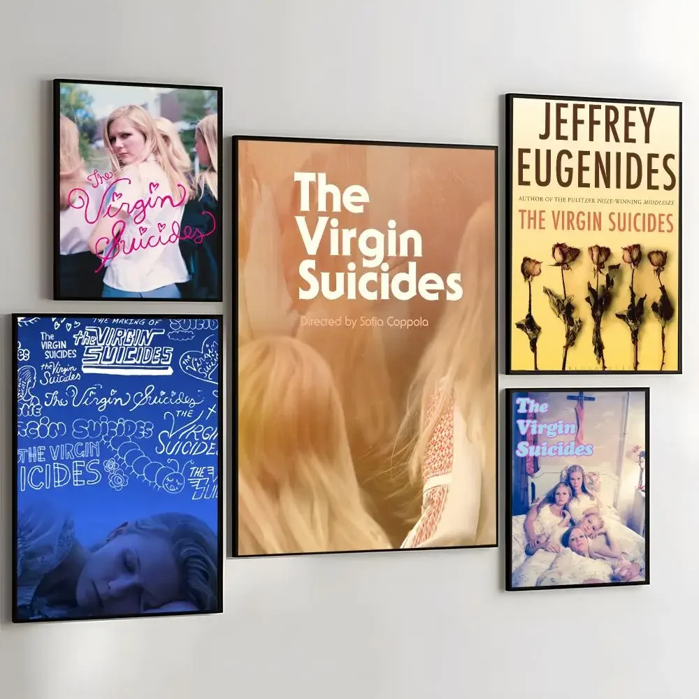 The V-Virgin Suicides Film Painting Calligraphy Self Adhesive Wall Art Waterproof Print For Bedroom Living Room Home Decor