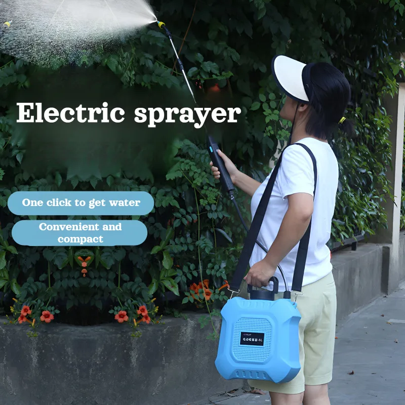 

Rechargeable Electric Sprayer Household Car Wash Pump Gardening Watering Sprinkler Disinfectant Sprayer with Bucket
