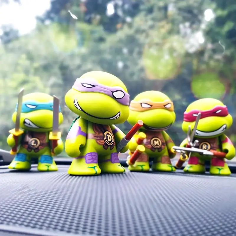 2024 new 4pcs ninja Turtle TMNT figure with movable joints Birthday for Kids Children Christmas