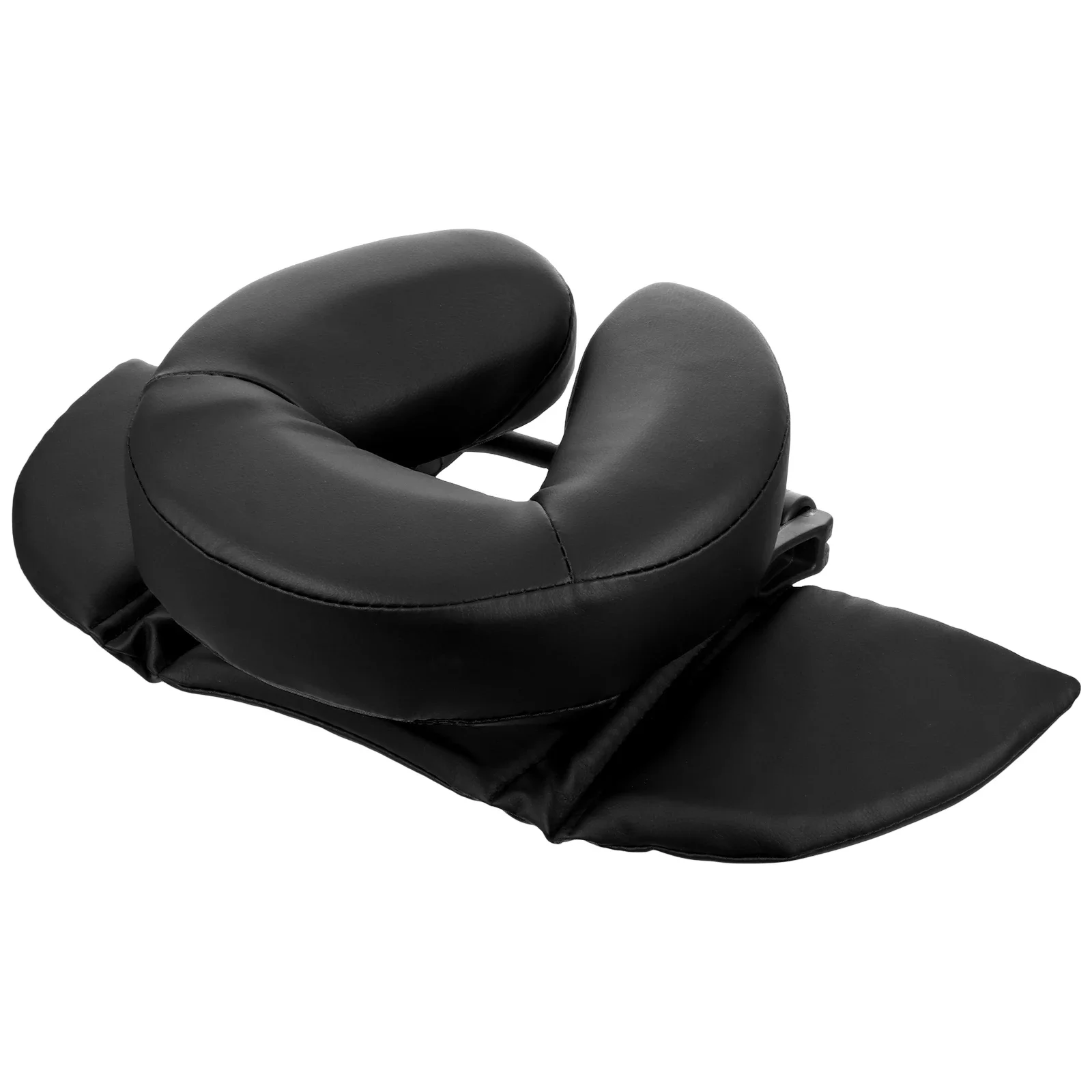 Nice Wedge Pillow Facial Massage Face Bed Sleep Office Sponge Nap Black For Nap Time Massage Bed Cradle Sleeping Face Napping Tr