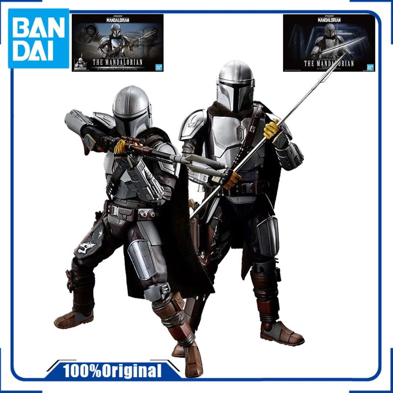 

In Stock Genuine Bandai Original Star Wars 1/12 Mandalorian (Beskar Armor) Anime Action Figure Assembly Toys for Gift