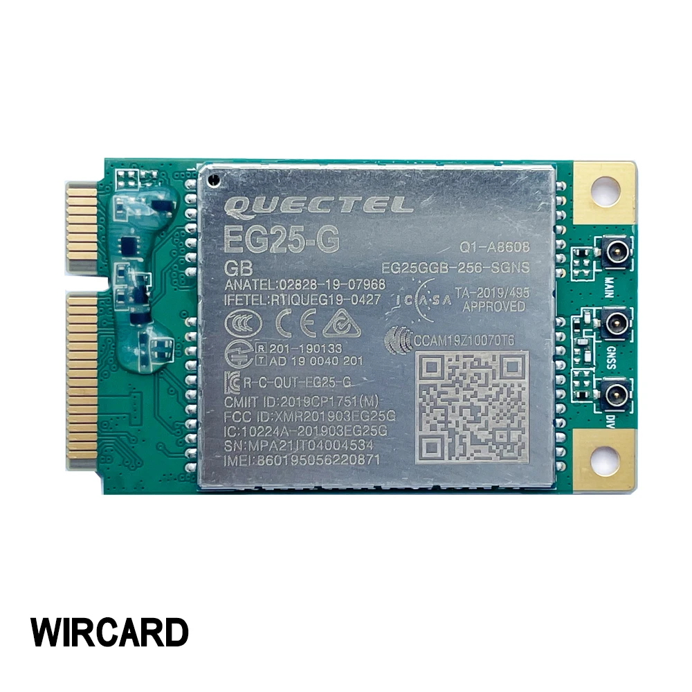 Imagem -02 - Mini Módulo Pcie Cat4 Eg25-g Eg25g Fdd-lte Tdd-lte 4g Cartão