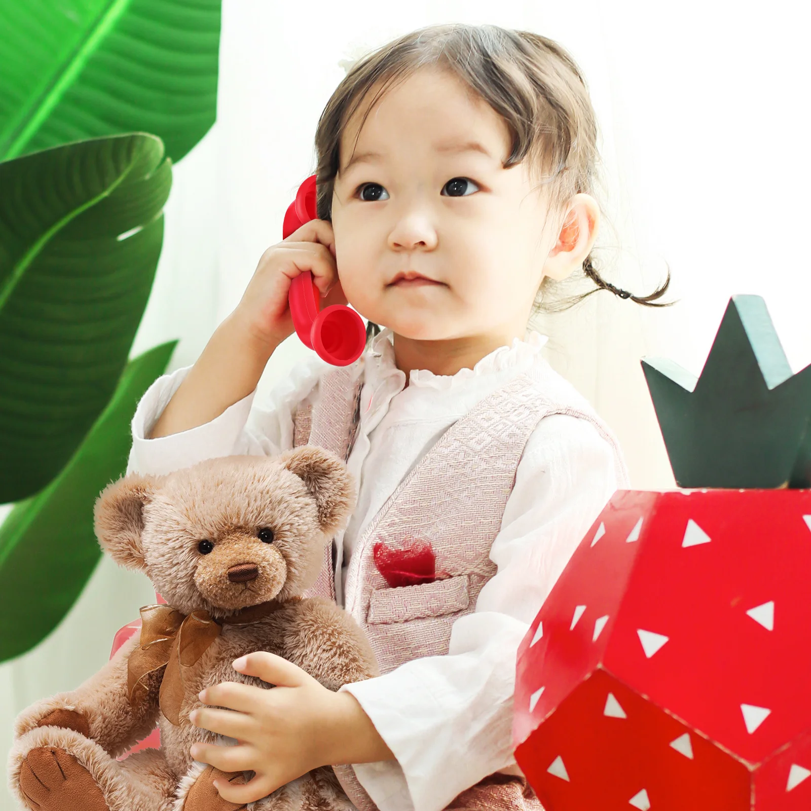 8 قطع من هواتف الهمس التعليمية للأطفال الصغار، ألعاب قراءة بلاستيكية ملونة، أنشطة الفصول الدراسية، دعائم ألعاب الحفلات #1