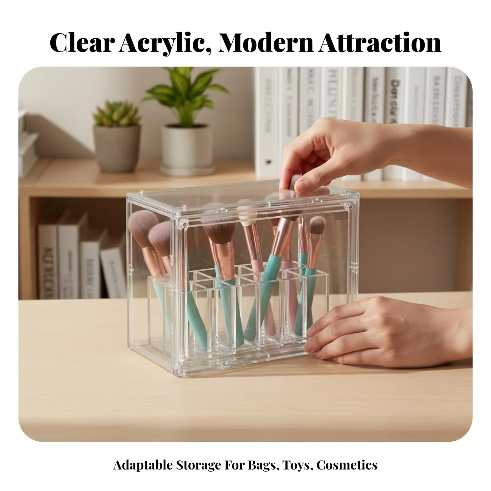 

Акриловый демонстрационный бокс: высокопрозрачный, прозрачный контейнер для хранения, защищенный от пыли, для коллекционеров