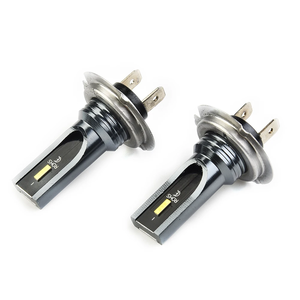 Car LED Headlight 50.000 Hours 1860 Chips 360 Degrees Lighting 6SMD 7500 Lm Aluminum Alloy Shell Bulb Hi/Low Bulbs Error Free